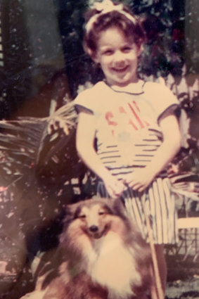 Kara aged seven at her  home in Brisbane.