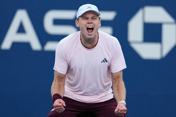 Alex Michelsen is into his first grand slam quarter-final at the US Open.