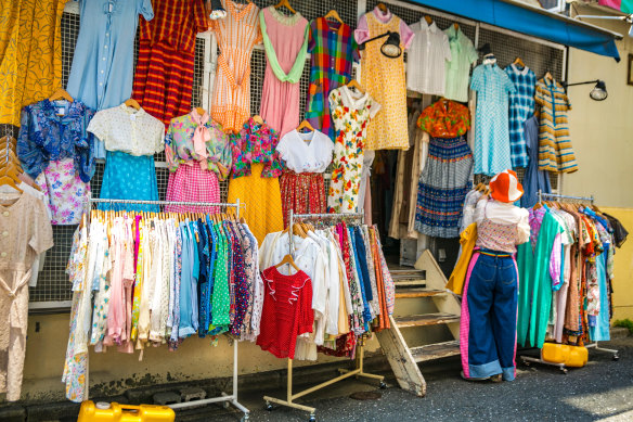 There is an endless supply of thrift stores selling high-quality second-hand clothes and accessories.