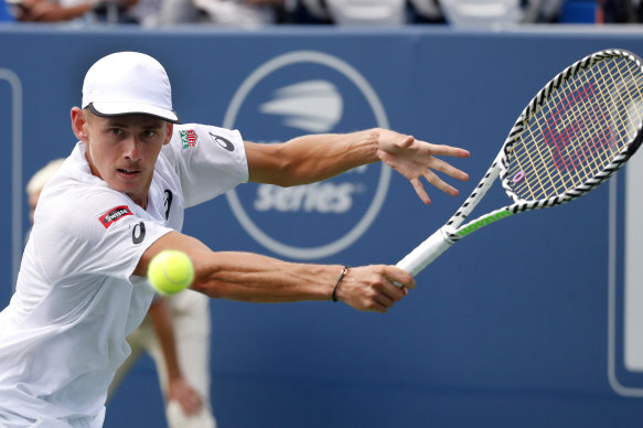 Alex de Minaur is ready to attack the US Open with gusto.