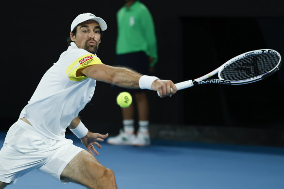Jeremy Chardy was no match for the world No.1. 