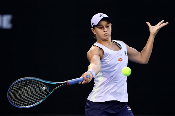 Ashleigh Barty has pulled out of the doubles to focus on the singles event.