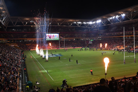 Brisbane’s Suncorp Stadium is being considered as a mass vaccination hub site.