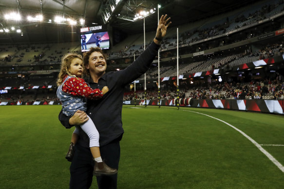 Jack Steven bids the Saints farewell.