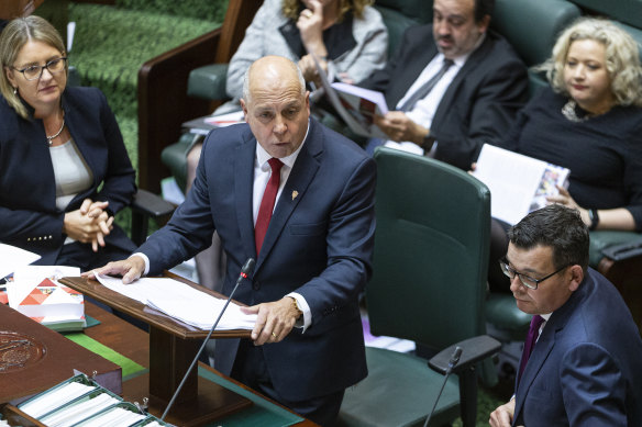 Tim Pallas said the government is considering involving the private sector in vehicle registration services. 