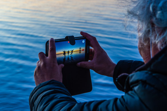 Tourists have swarmed to Lake Tyrrell since photos went viral eight years ago.
