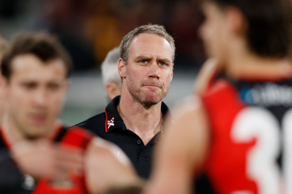 Essendon lost to the Tigers in their last match of the season on Saturday night.