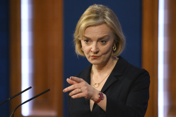Britain’s Prime Minister Liz Truss after the sacking of former Chancellor of the Exchequer Kwasi Kwarteng,