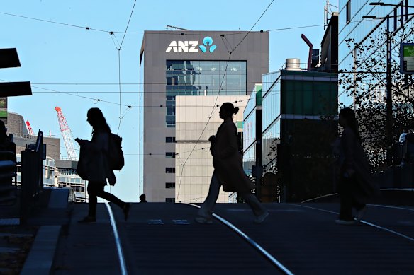 Staff morale has fallen at ANZ bank, which is based in Melbourne.