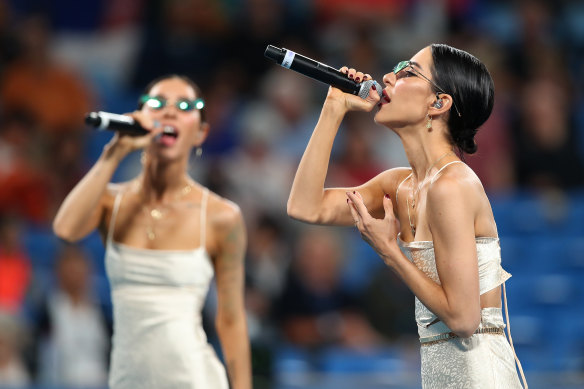 The Veronicas are among acts who will perform at the Australian Open.