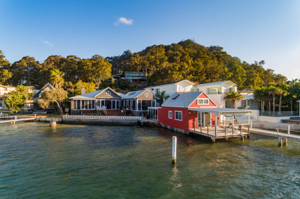 The waterfront home in Wagstaffe on Sydney’s Central Coast purchased by Bill Papas. 