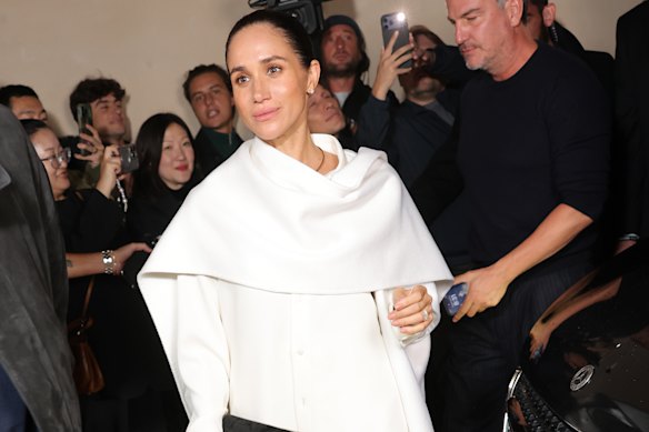 Meghan, the Duchess of Sussex in October. Her spokesperson says she has tried to contact her father.