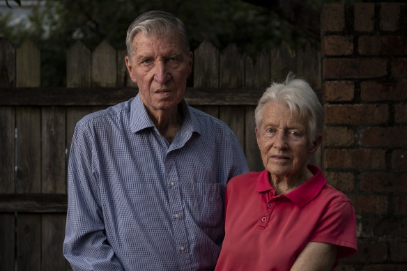 Brian and Anne Maye whose 18-year-old daughter Niamh Maye disappeared 20 years ago.