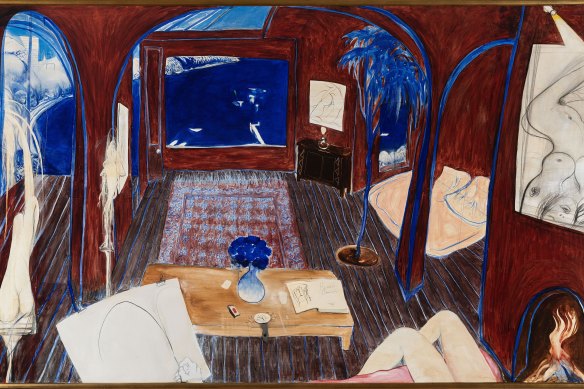Henri’s Armchair, by Brett Whiteley, 1974-75, was sold for $6.136 million , by Menzies in November.