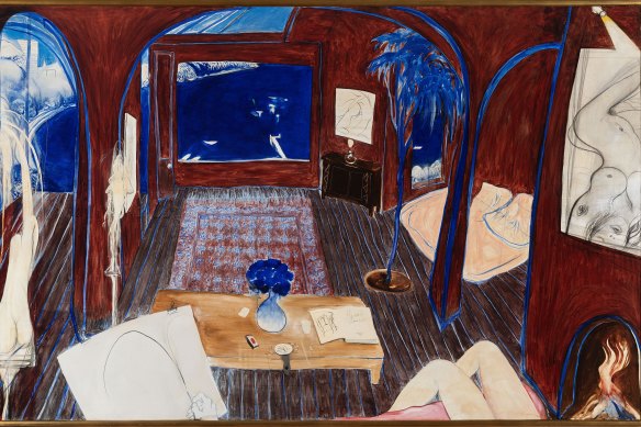 Henri's Armchair, by Brett Whiteley, painted in 1974 and 1975, to be auctioned by Menzies in Sydney on November 26 with an estimate of $5 million to $7 million.