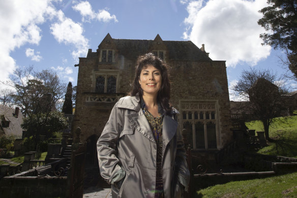 Reimagining bohemia: Dr Jacqueline Ogeil and Montsalvat's Great Hall.