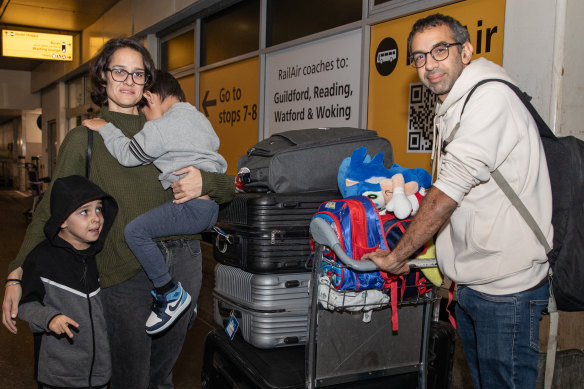 Israeli-born Australians Shani Sharabani and her husband Jack Sharabani.