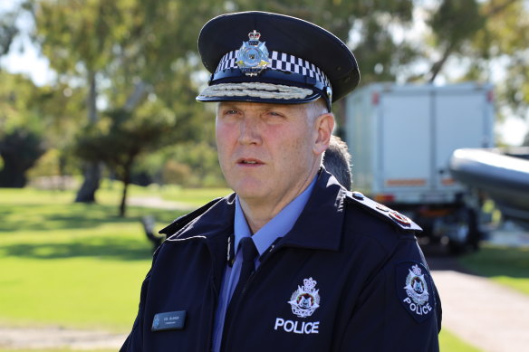 WA Police Commissioner Col Blanch.