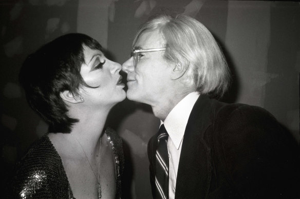 Andy Warhol and Liza Minnelli, 1978.