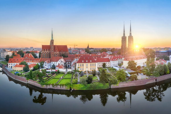 Ostrow Tumski or Cathedral Island is where Wroclaw got its start.