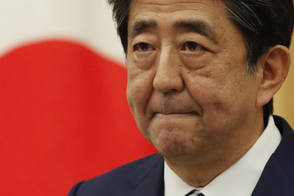 Japanese Prime Minister Shinzo Abe.