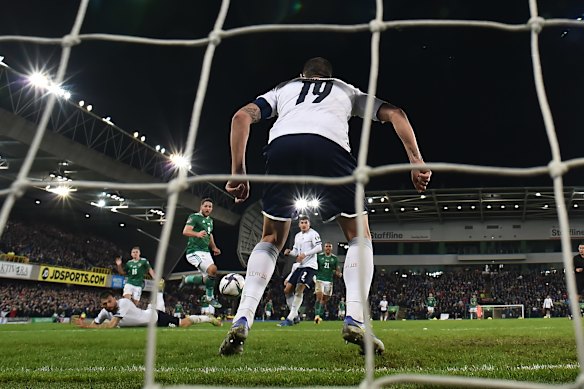 Conor Washington’s late effort was blocked on the line.