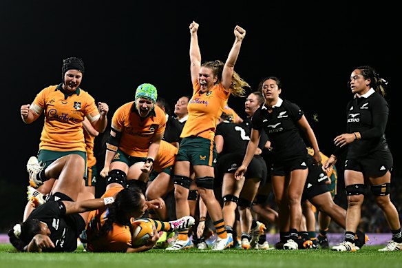 While the women’s sevens team has had great success since turning professional, the Wallaroos have not made it past the World Cup quarter-finals since 2010.