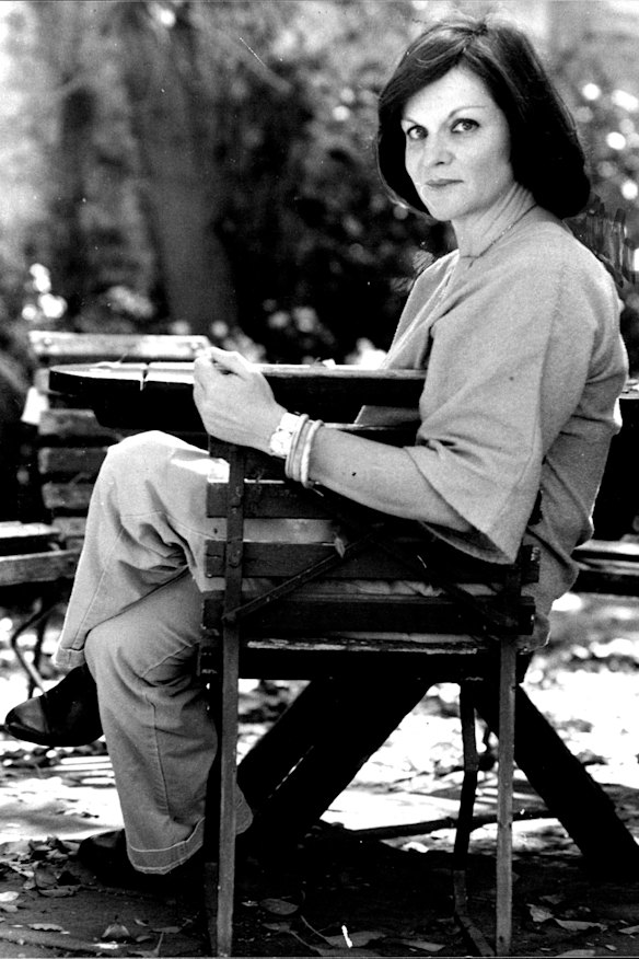 Fink in her garden in 1979.