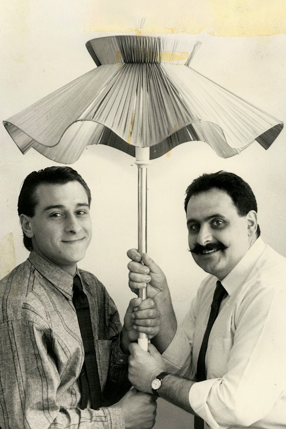 The pair in 1986.