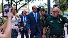 Tiger Woods attends a court hearing at Martin County Courthouse on September 2, 2026 in Stuart, Florida. 
