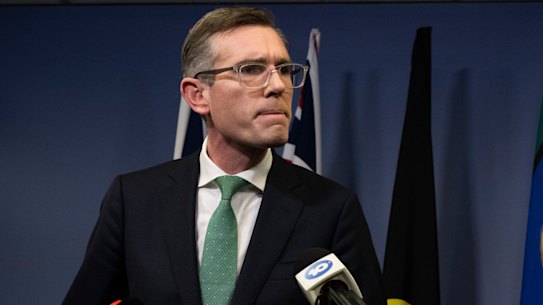 NSW Premier Dominic Perrottet and Minister for Women, Minister for Regional Health and Minister for Mental Health Bronnie Taylor.