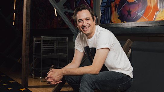 Boy Swallows Universe author Trent Dalton. His best-selling novel has now been turned into a seven-part Netflix series.