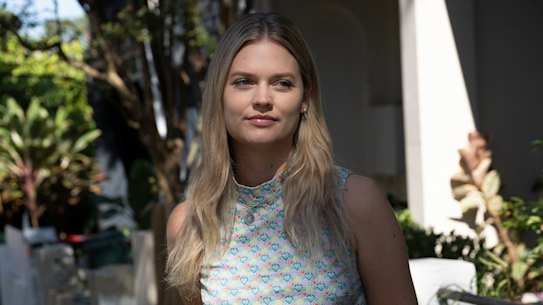 Sophie Hodges says rent is higher in her new Enmore share house than she paid before, but her work commute is quicker.