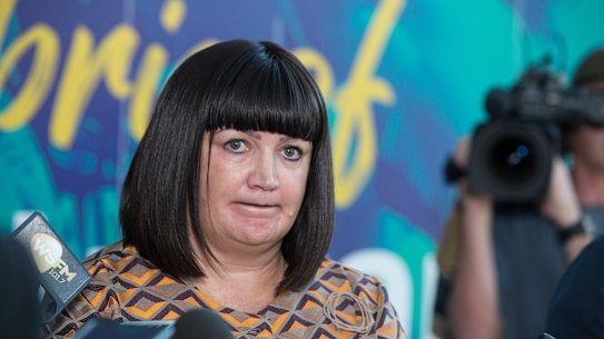 Rugby Australia boss Raelene Castle apologised for the behaviour of the Wallabies at the World Cup. 