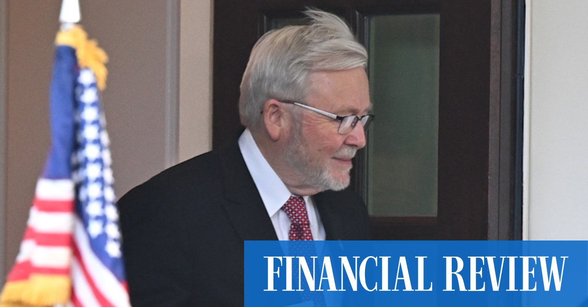 Trump officials warn Rudd against new Australia streaming laws