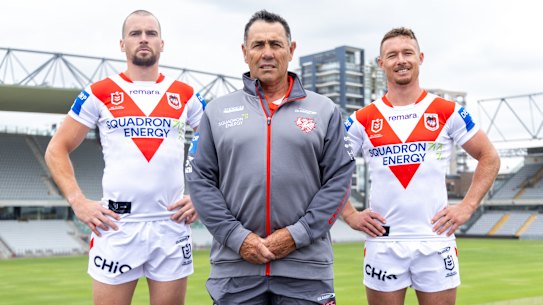 St George Illawarra Dragons: Clint Gutherson, Shane Flanagan and Damien Cook