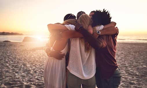 "Hug therapy is about focusing on the energies in the body and working with those to learn self-love.”
