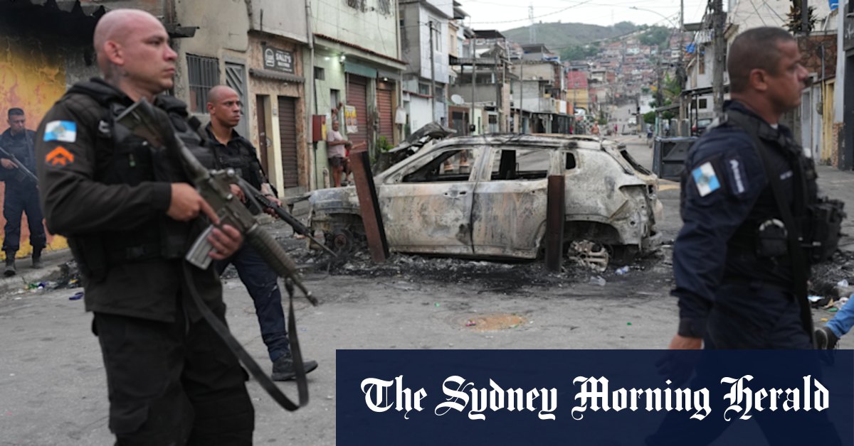 ‘Narco-terrorism’ raid leaves at least 64 dead in Rio’s deadliest-ever police operation
