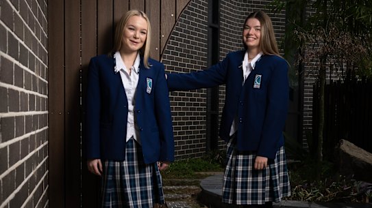 Caroline Chisholm College HSC students, Ashley Horsnell and Ella Yeomans, have already received an early university offer.