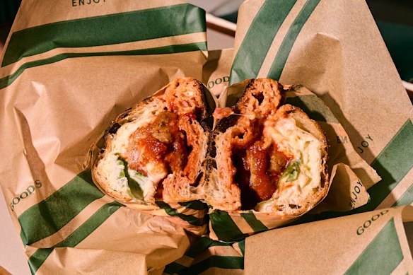 Saturday Night Pasta x Good Ways Deli sandwich. 