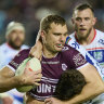 Sea Eagles ‘win ugly’ against Warriors to close in on finals berth