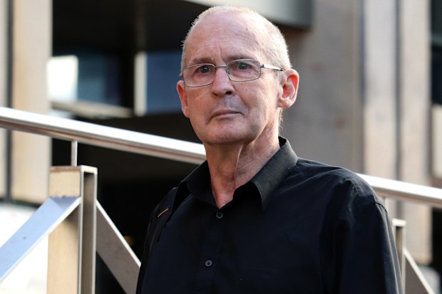 Nicolaas Ockert Bester departs the Hobart Magistrates Court