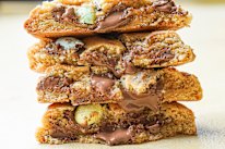 Skip the bakery queues and make NYC-style Easter egg-loaded cookies at home.
