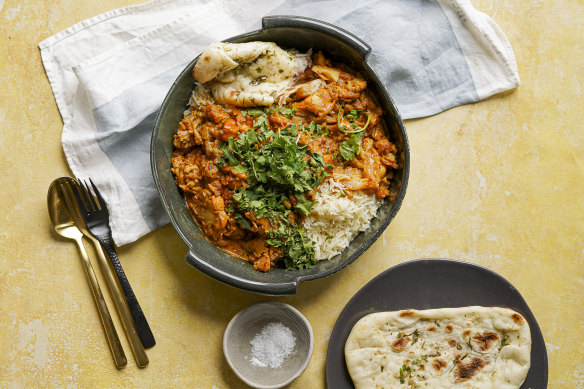 Try a vibrant curry, like Katrina Meynink’s cauli and halloumi korma kurry.
