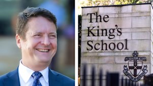 King’s School headmaster Tony George