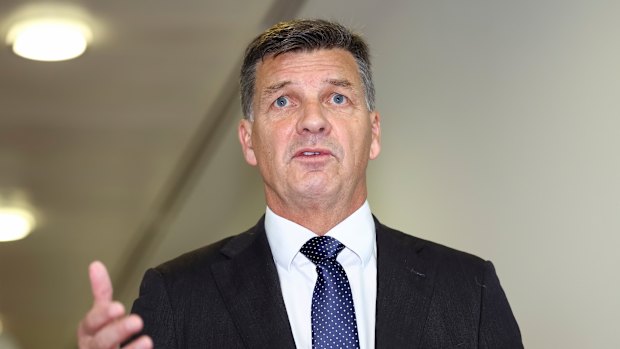 Angus Taylor used his first press conference as opposition leader to identify childcare as a key priority.