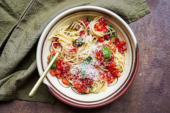 Don’t tell the pasta police this sauce contains a rogue ingredient.