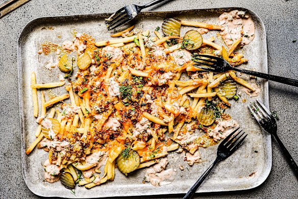 Animal fries, featuring burger sauce, caramelised onions and zero shame.
