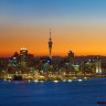 Auckland city by night.