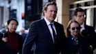 Duncan Stewart entering Melbourne Magistrate’s Court on Wednesday.